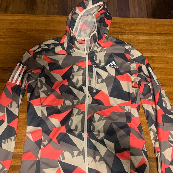 Adidas Own The Run camo running jacket - Picture 2 of 3